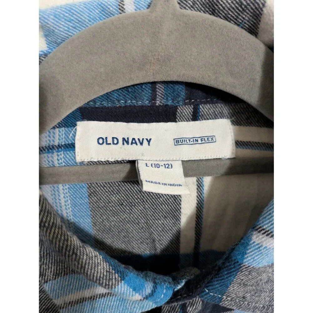 Youth Boy's Old Navy Flannel - Size Large (10-12)